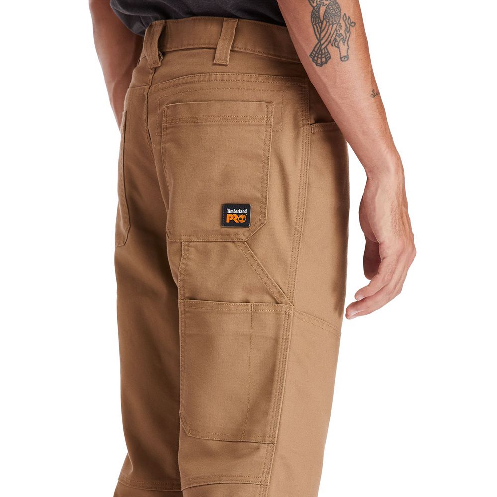 Timberland Mens Pants PRO® 8 Series Utility with Knee Overlay - Brown - India QH4803269